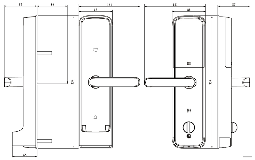 DH-ASL9112R-B(F) 大華智能鎖9系 紅古銅 防盜鎖體(圖1) DH-ASL9112R-B(F) 大華智能鎖9系 紅古銅 防盜鎖體(圖1)